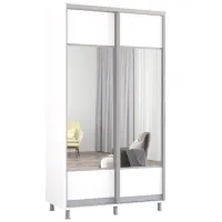 Шкаф Mobildor-Lux Aron 110 x 60см x 200 / ЛДСП / White