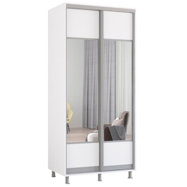 Dulap Mobildor-Lux Aron 100 x 60 x 210 / PAL / White photo 1