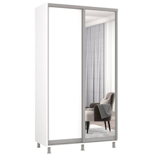 Шкаф Mobildor-Lux Aron 120 x 60см x 230 / ЛДСП / White photo 1