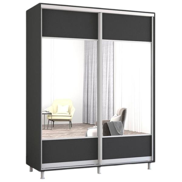Dulap Mobildor-Lux Aron 180 x 60 x 210 / PAL / Antracit photo 1