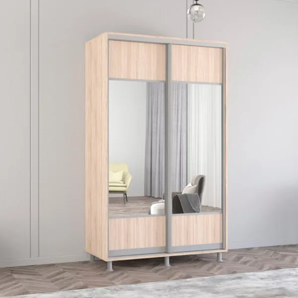 Шкаф Mobildor-Lux Aron 130 x 60см x 200 / ЛДСП / Sonoma photo 4