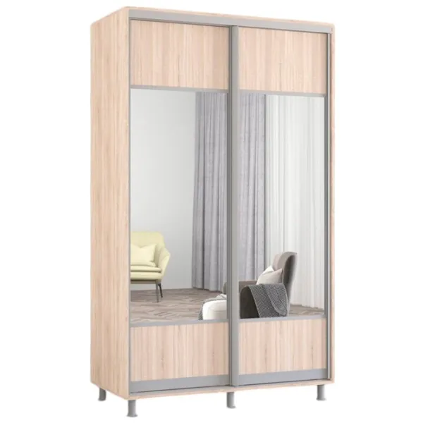 Dulap Mobildor-Lux Aron 140 x 60 x 200 / PAL / Sonoma photo 1