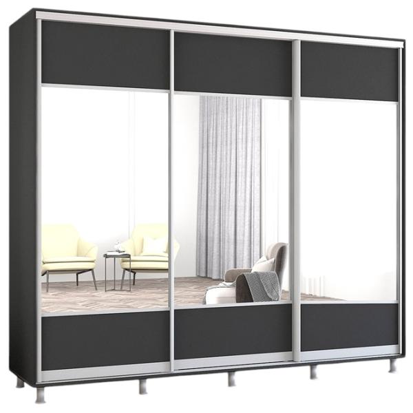 Шкаф Mobildor-Lux Aron 250 x 60см x 240 / ЛДСП / Antracit photo 1