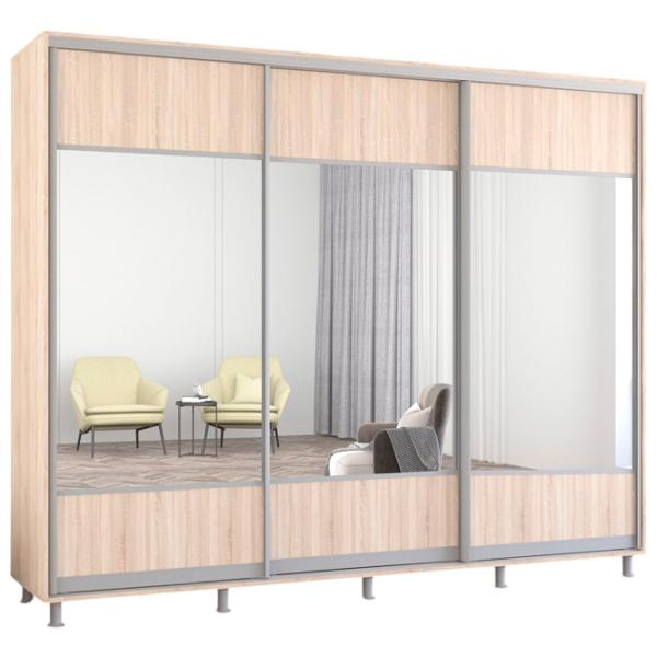 Шкаф Mobildor-Lux Aron 270 x 60см x 220 / ЛДСП / Sonoma photo 1