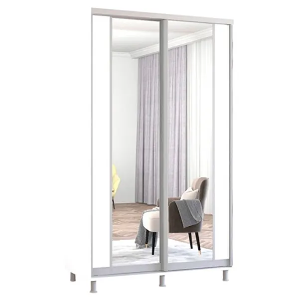 Dulap Mobildor-Lux Aron K2 130 x 60 x 210 / PAL / Alb photo 1