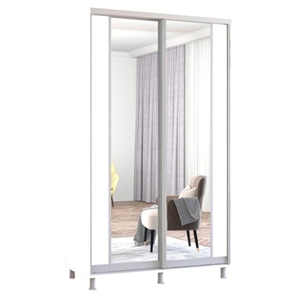 Dulap Mobildor-Lux Aron K2 130 x 60 x 210 / PAL / Alb photo 1