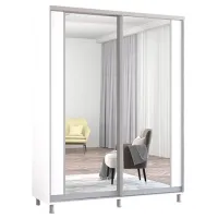 Dulap Mobildor-Lux Aron K2 180 x 60 x 230 / PAL / Alb