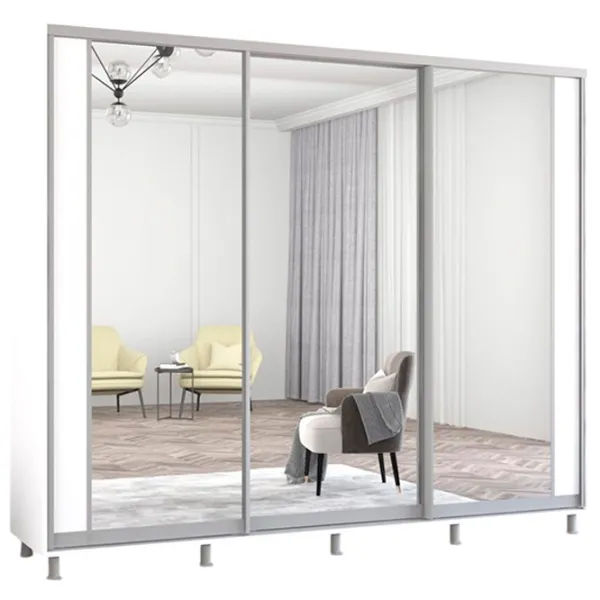 Dulap Mobildor-Lux Aron K2 250 x 60 x 220 / PAL / Alb photo 1