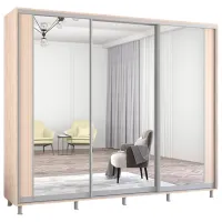 Шкаф Mobildor-Lux Aron K2 250 x 60см x 200 / ЛДСП / Sonoma