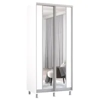 Dulap Mobildor-Lux ARON P K2 100 x 60 x 200 / PAL / Alb