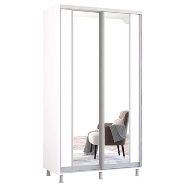 Dulap Mobildor-Lux ARON S K2 140 x 60 x 240 / PAL / Alb photo 1