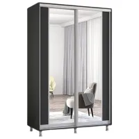Dulap Mobildor-Lux ARON S K2 140 x 60 x 200 / PAL / Antracit