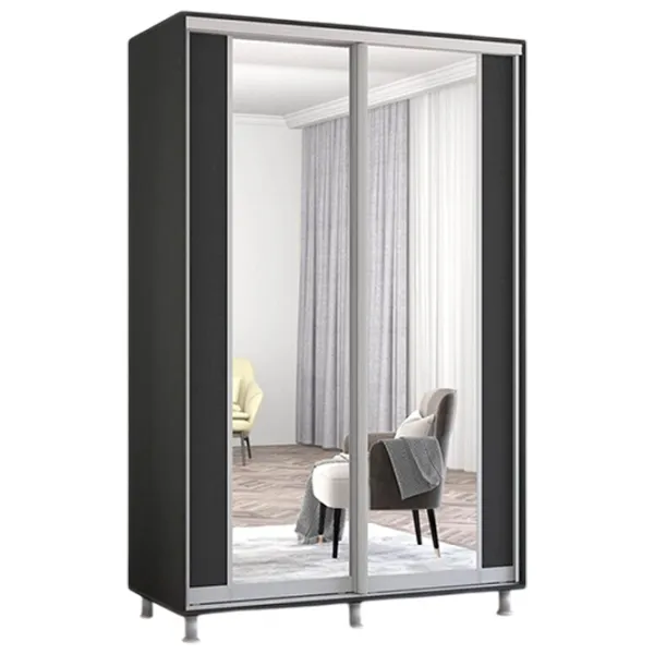 Dulap Mobildor-Lux ARON S K2 130 x 60 x 240 / PAL / Antracit photo 1