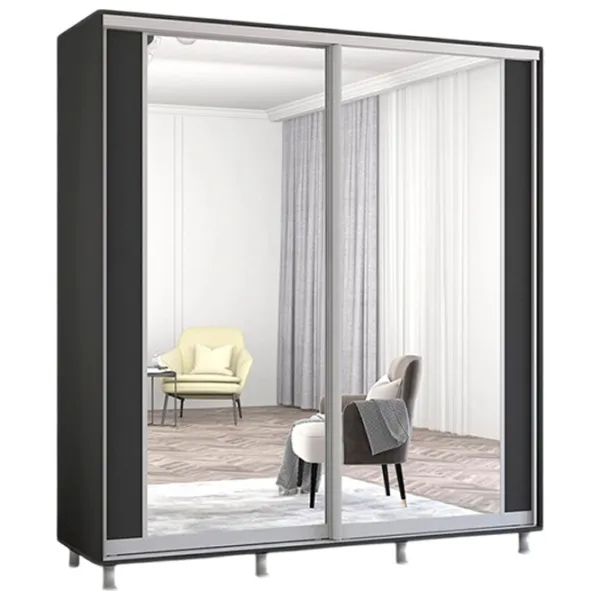 Dulap Mobildor-Lux ARON S K2 190 x 60 x 220 / PAL / Antracit photo 1