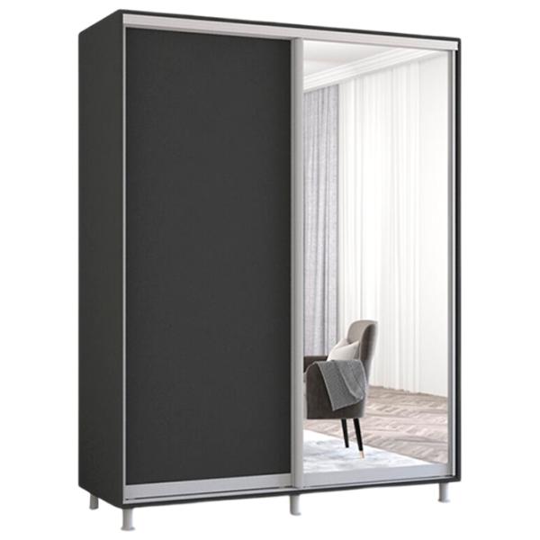 Шкаф Mobildor-Lux Aron 150 x 60см x 200 / ЛДСП / Antracit photo 1