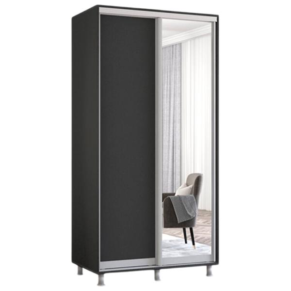 Шкаф Mobildor-Lux Aron 100 x 60см x 220 / ЛДСП / Antracit photo 1