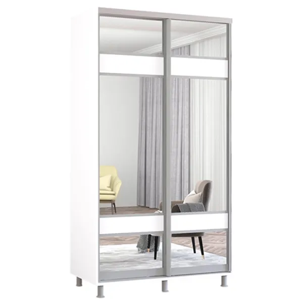 Шкаф Mobildor-Lux Aron K3 120 x 60см x 240 / ЛДСП / Белый photo 1