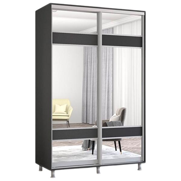 Dulap Mobildor-Lux Aron K3 130 x 60 x 220 / PAL / Antracite photo 1