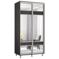 Шкаф Mobildor-Lux Aron K3 100 x 60см x 230 / ЛДСП / Антрацит