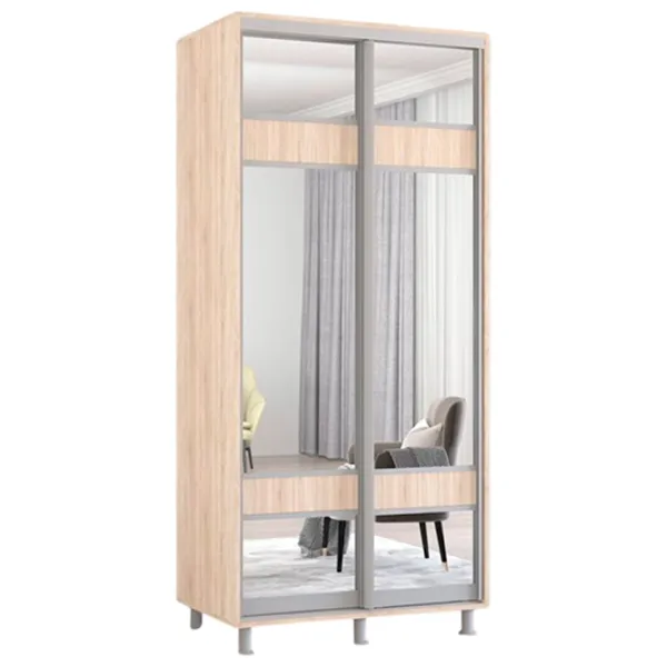 Dulap Mobildor-Lux Aron K3 100 x 60 x 200 / PAL / Stejar Sonoma photo 1