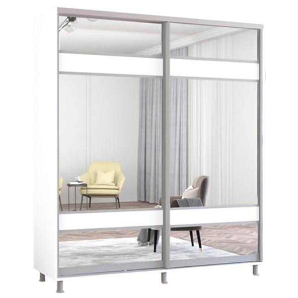 Dulap Mobildor-Lux ARON P 200 x 60 x 210 / PAL / Alb photo 1