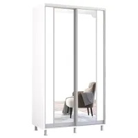 Dulap Mobildor-Lux ARON P 120 x 60 x 200 / PAL / Alb