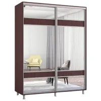 Шкаф Mobildor-Lux ARON P 180 x 60см x 230 / ЛДСП / Венге