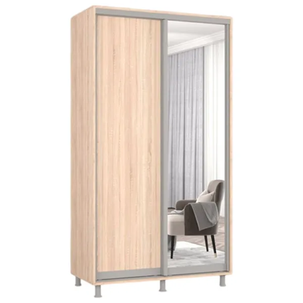 Шкаф Mobildor-Lux Aron 130 x 60см x 230 / ЛДСП / Sonoma photo 1