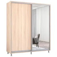 Шкаф Mobildor-Lux Aron 190 x 60см x 230 / ЛДСП / Sonoma