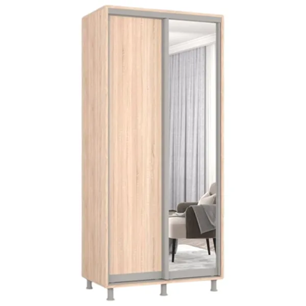 Шкаф Mobildor-Lux Aron 100 x 60см x 240 / ЛДСП / Sonoma photo 1
