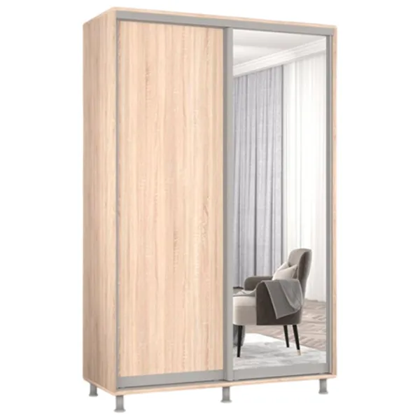 Dulap Mobildor-Lux Aron 150 x 60 x 240 / PAL / Sonoma photo 1