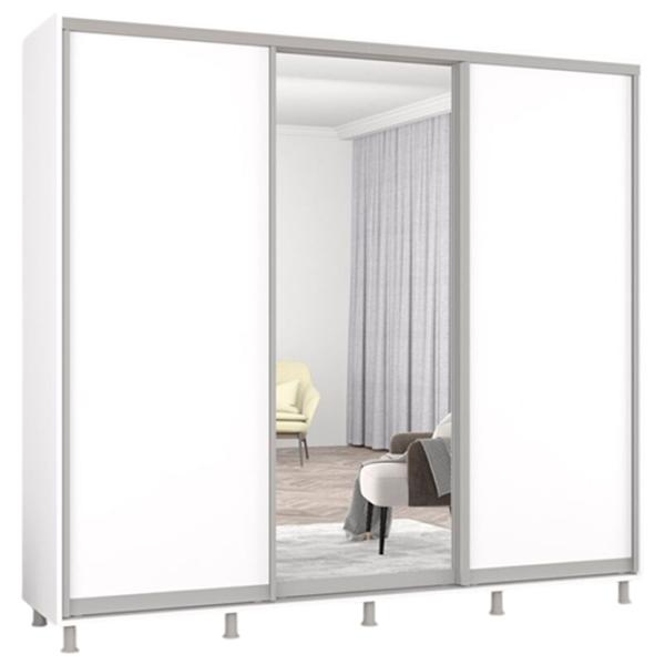 Dulap Mobildor-Lux Aron 270 x 60 x 200 / PAL / Alb photo 1