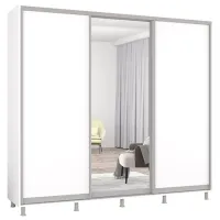 Шкаф Mobildor-Lux Aron 250 x 60см x 230 / ЛДСП / Белый