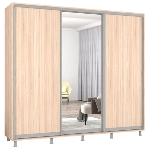 Шкаф Mobildor-Lux Aron 260 x 60см x 220 / ЛДСП / Sonoma photo 1