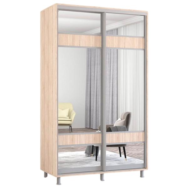 Dulap Mobildor-Lux Aron K3 130 x 60 x 230 / PAL / Stejar Sonoma photo 1