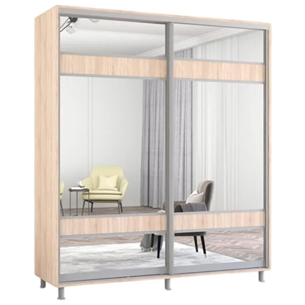 Dulap Mobildor-Lux Aron K3 190 x 60 x 230 / PAL / Stejar Sonoma photo 1