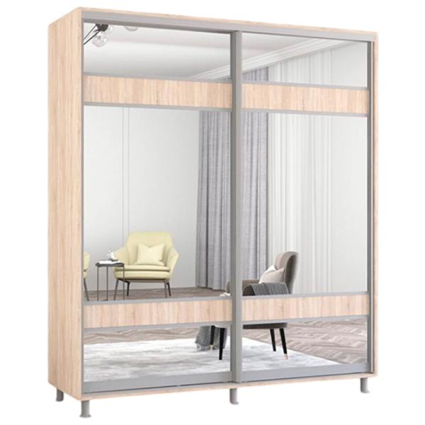Dulap Mobildor-Lux Aron K3 190 x 60 x 230 / PAL / Stejar Sonoma photo 1