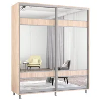 Шкаф Mobildor-Lux Aron K3 220 x 60см x 200 / ЛДСП / Дуб Сонома