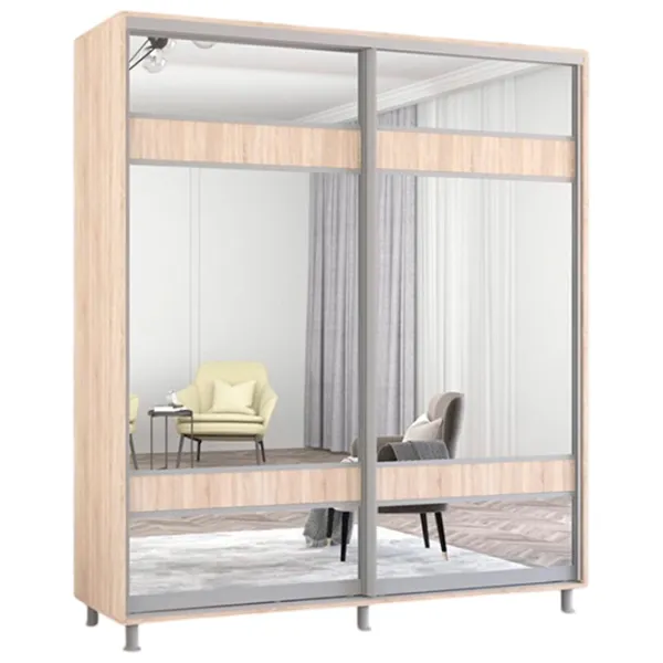 Шкаф Mobildor-Lux Aron K3 220 x 60см x 240 / ЛДСП / Дуб Сонома photo 1