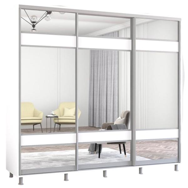 Dulap Mobildor-Lux Aron K3 250 x 60 x 200 / PAL / White photo 1