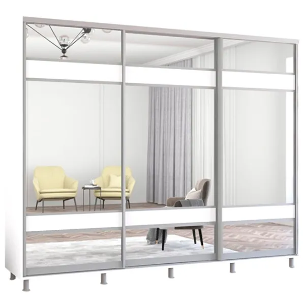 Шкаф Mobildor-Lux Aron K3 270 x 60см x 200 / ЛДСП / White photo 1