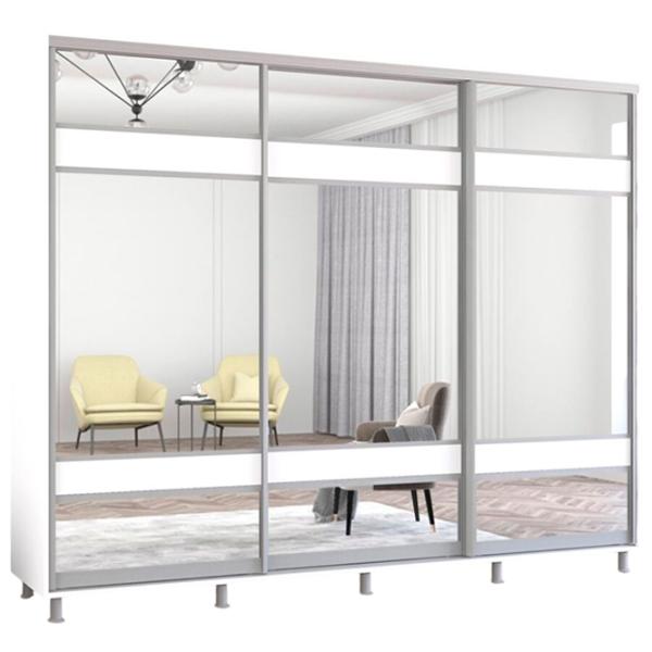 Шкаф Mobildor-Lux Aron K3 270 x 60см x 200 / ЛДСП / White photo 1