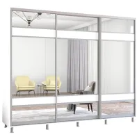 Шкаф Mobildor-Lux Aron K3 270 x 60см x 200 / ЛДСП / White