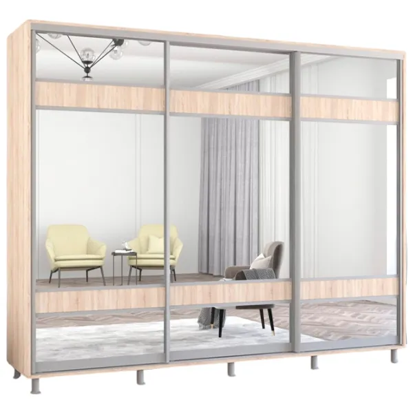 Шкаф Mobildor-Lux Aron K3 270 x 60см x 230 / ЛДСП / Дуб Сонома photo 1