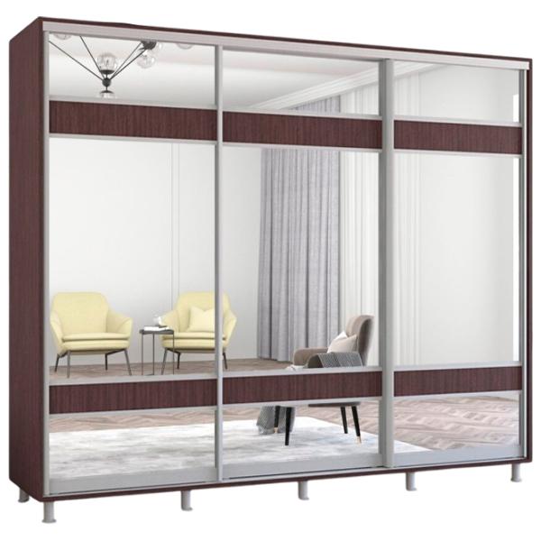 Шкаф Mobildor-Lux Aron K3 260 x 60см x 200 / ЛДСП / Венге photo 1