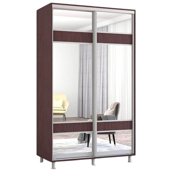 Шкаф Mobildor-Lux ARON P 130 x 60см x 240 / ЛДСП / Венге photo 1