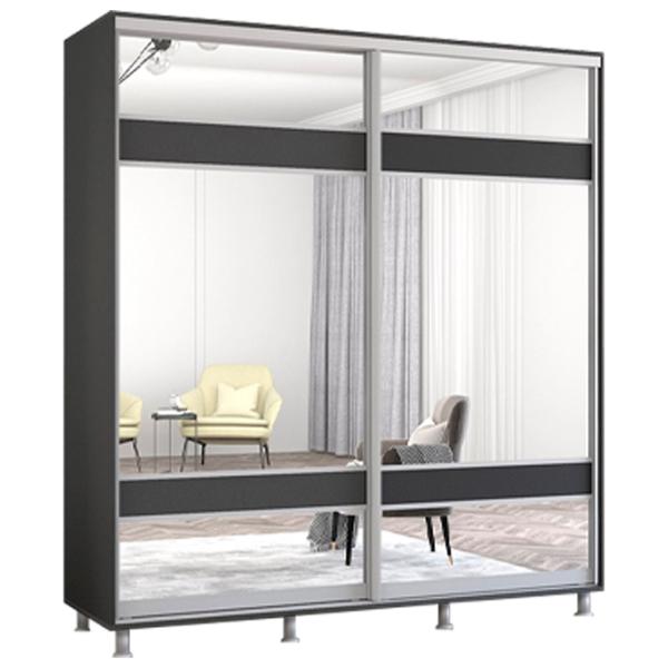 Dulap Mobildor-Lux ARON S 200 x 60 x 200 / PAL / Antracit photo 1