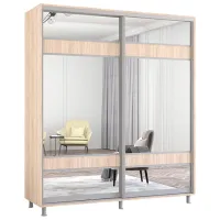 Dulap Mobildor-Lux ARON S 200 x 60 x 230 / PAL / Sonoma