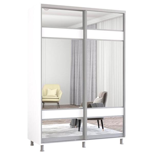 Dulap Mobildor-Lux ARON S 180 x 60 x 210 / PAL / Alb photo 1