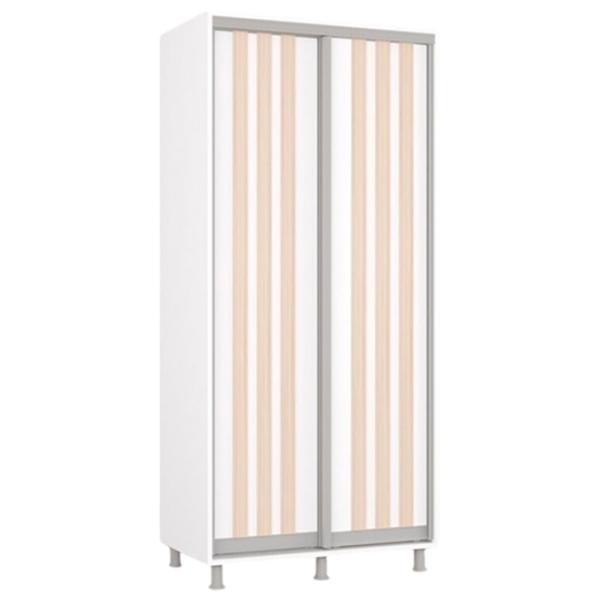 Dulap Mobildor-Lux Aron 120 x 60 x 200 / PAL / Alb photo 1